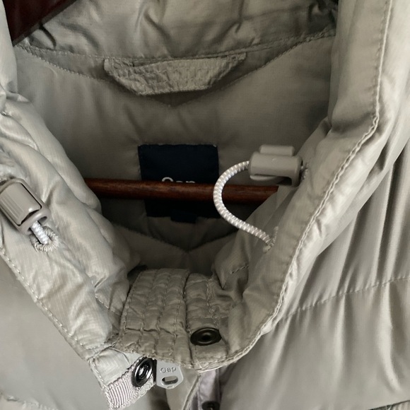 GAP Women’s Puffer Down Quilted Jacket Grey Sz L - Picture 5 of 12